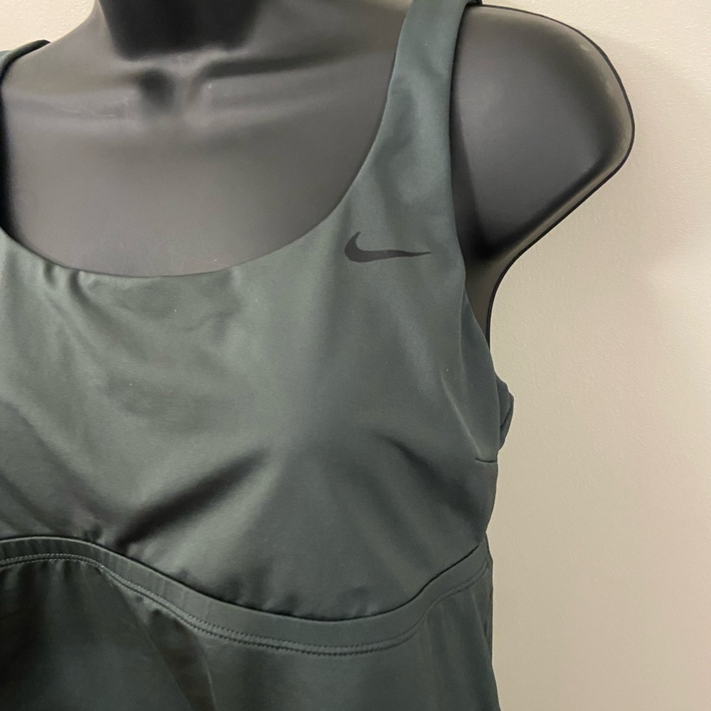 Nike Dark Green Tankini Top - Picture 2 of 3